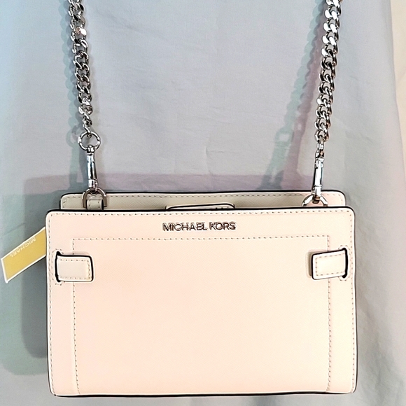 NWT Michael Kors White Crossbody Bag - Picture 4 of 12